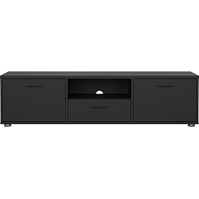 Media TV-bord - mat sort