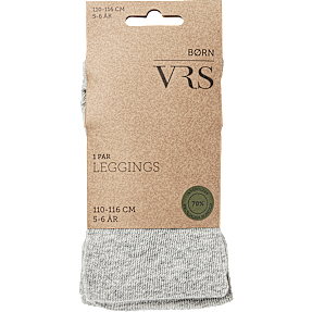 VRS børne leggings str. 5-6 år - grå