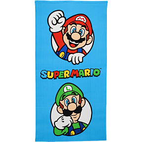 Super Mario og Luigi håndklæde - 70x140 cm