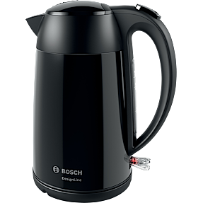 Bosch elkedel designline TWK3P423 1,7 liter - sort