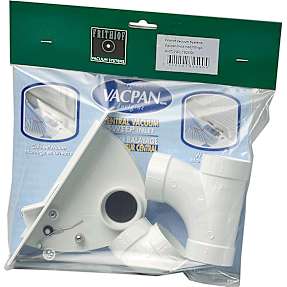 Vacpan med fittings i pose - hvid