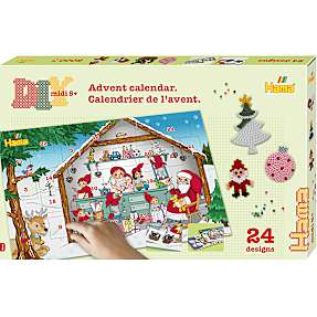 Hama perleplade julekalender