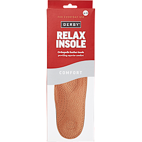 DERBY Relax sål str. 40/41 - brun