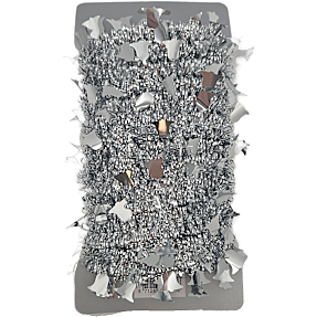 Julefryd lametta guirlande med deko 20 mm x 5 meter - flere varianter - assorteret