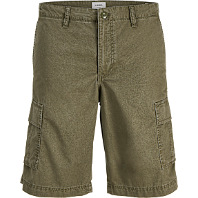 JJ REBEL herre shorts i bomuld str. 2XL - mørkegrøn