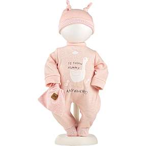 Llorens dukketøj rosa sparkedragt 42 cm