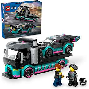 LEGO City Racerbil og biltransporter 60406