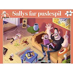 Sallys far puslespil - 100 brikker