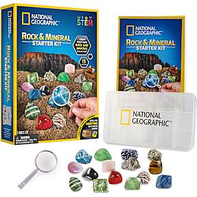 National Geographic sten- og mineral sæt