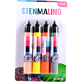 Stenmaling 30 ml 4-pak