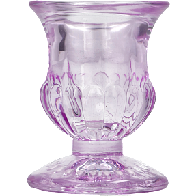 Lysestage 6 cm - lilla