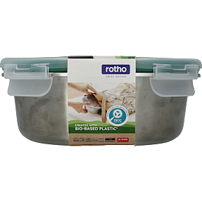 Rotho Nala madopbevaring rund - stål - 1,4 liter