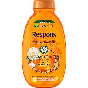 Caring shampoo m. argan- og kameliaolie tørt og glansløst hår
