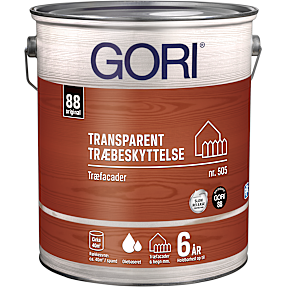 Gori 505 transparent træbeskyttelse 5 liter - ibenholt