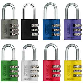 ABUS kodelås 145/30 - assorterede farver