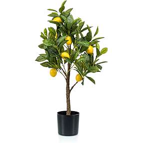 Kunstig citrontræ i potte