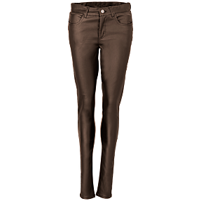 VRS Freja dame coatede jeans str. 36 - brun