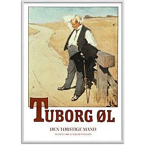 Tuborg manden - 30x40 cm