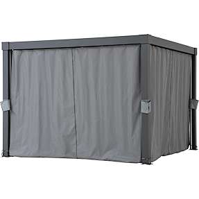 Sunjoy gardin til pergola matterhorn 306 x 306 cm