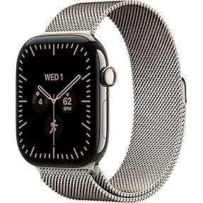 Apple Watch S12 GPS + Cell 46 mm - Natural Titan Milanes M/L