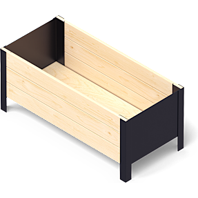 Pindstrup Modern højbed 78x36 cm - natur
