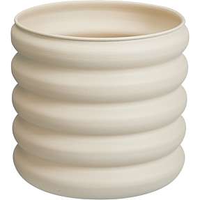 Zinkkrukke stor - creme