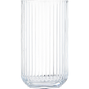 Lyngby vase - 20 cm - klar glas