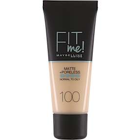 Matte + Poreless foundation 100 Warm Ivory normalt til olieret hud