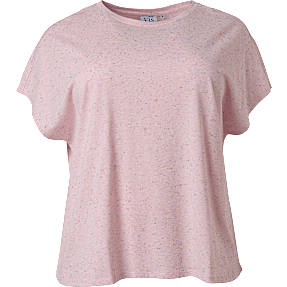 VRS dame oversize T-shirt str. 50 - lyserød