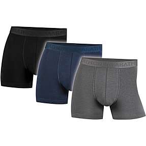 Marathon herre 3-pak tights str. M - grå/blå/sort