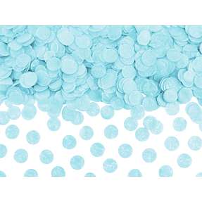 Konfetti papir 15 g - lyseblå