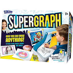 SuperGraph tegnetavle med tegne app
