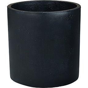 Bresso fiberkrukke - sort - Ø: 20 x H: 18 cm