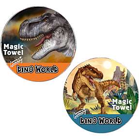 Dino world magisk vaskeklud – flere varianter - assorteret