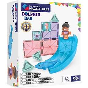 Magna-Tiles Dolphin Bay magnetisk byggesæt - 13 dele