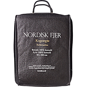 Nordisk Fjer kogeægte rullemadras - 90x200 cm