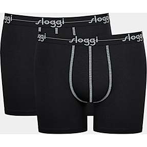 Sloggi herre 2-pak tights str. M - sort
