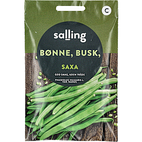 Salling buskbønne, Saxa, Phaseolus Vulgaris L. Var. Nanus
