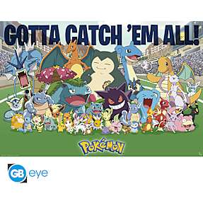 Fang Dem Alle Pokémon plakat 91,5 x 61 cm
