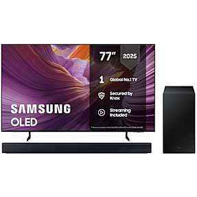 Samsung TV 77" TQ77S85F + HW-B46CF Soundbar