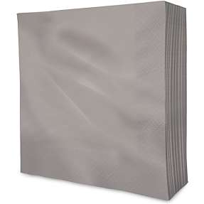 Salling ensfarvede servietter 33x33 cm 20-pak - sand