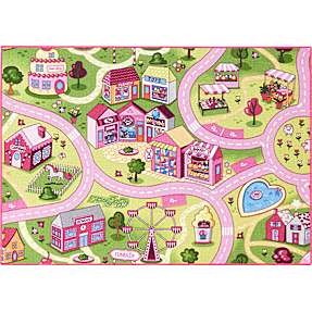 Rebel Roads Pink tivoli legetæppe