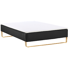 Nordisk Fjer boxmadrasseng 140x200 cm - sort