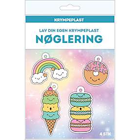 Krympeplast nøglering