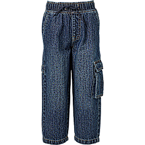 VRS børne jeans loose str. 98 - blå