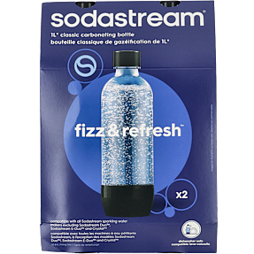 SodaStream DWS flasker - 1 liter - 2-pak