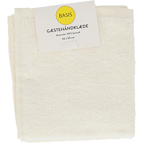 BASIS håndklæde 30x50 cm - hvid