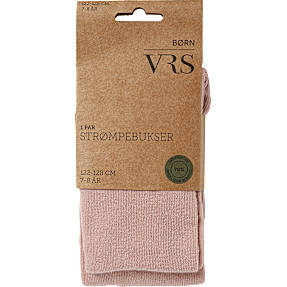 VRS børne strømpebukser str. 7-8 år - rosa
