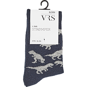 VRS børne strømper str. 31/34 - printet