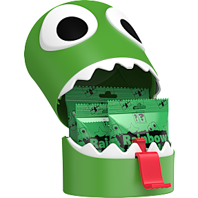 Rainbow friends deluxe head grøn - flere varianter - assorteret